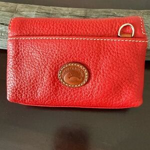 Dooney & Bourke Red Leather Clutch